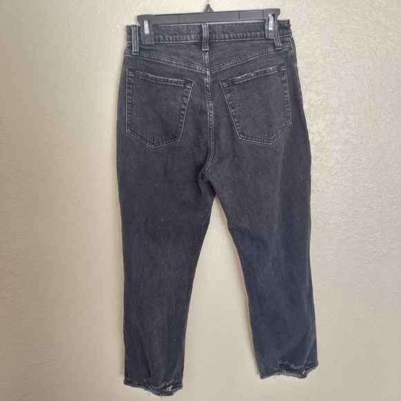 abercrombie and fitch curve love the ankle straight ultra high rise jeans sz 6s - Picture 7 of 9